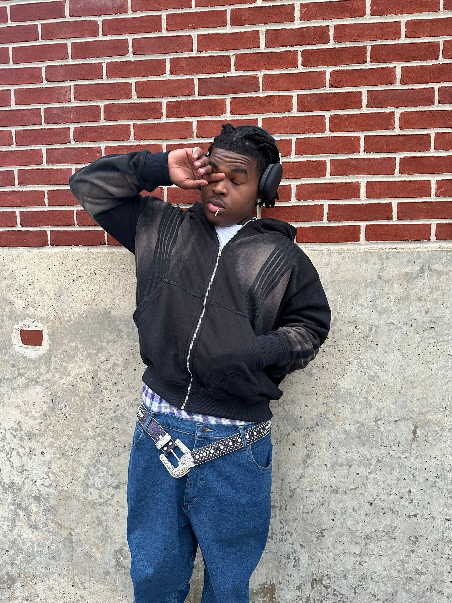 mud zip up hoodie