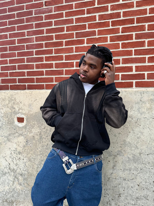 mud zip up hoodie